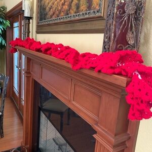 Handmade Crocheted Garland 7ft